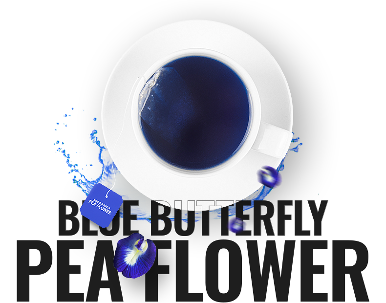 Pure Blue Butterfly Pea Flower Brew