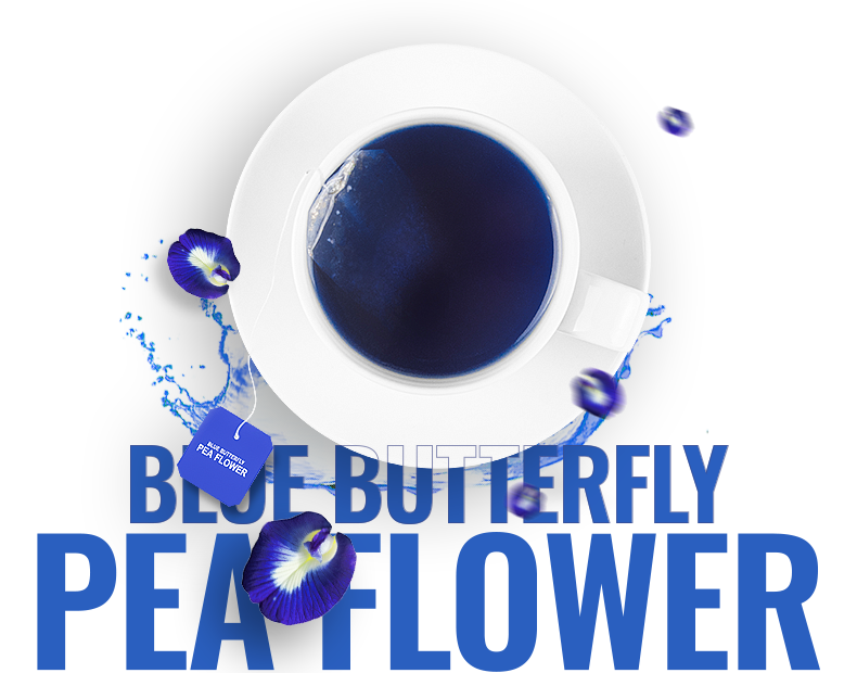 Pure Blue Butterfly Pea Flower Brew